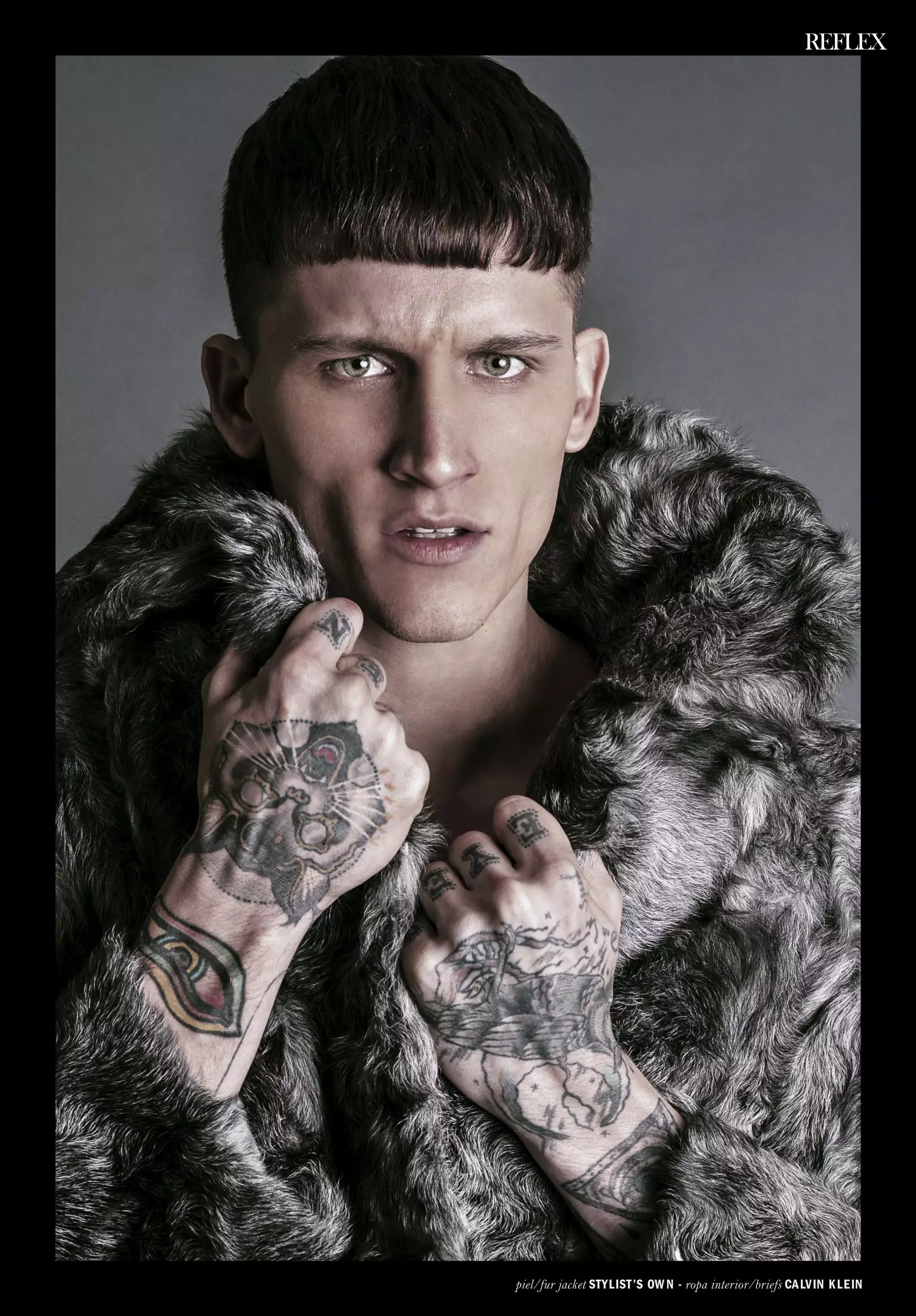 Adam Model-sensationen Leebo Freeman är tillbaka igen med en fantastisk moderedaktion i Reflex Homme-numret april 2015, fångat av Horacio Hamlet, stylad av Tsemaye Opubor, grooming av Moshoodat.