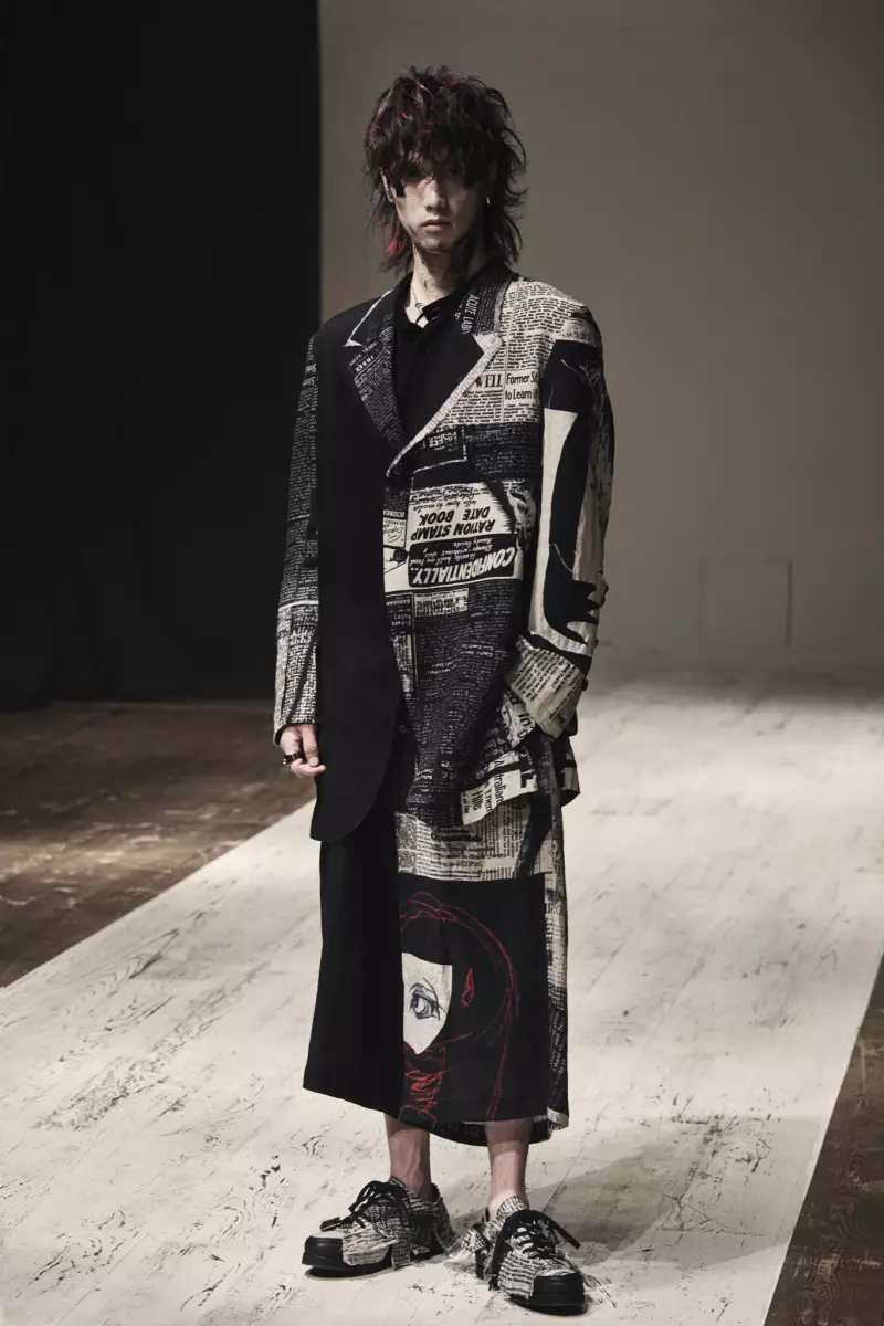 Yohji Yamamoto Menswear Spring 2022 പാരീസ് 6660_14