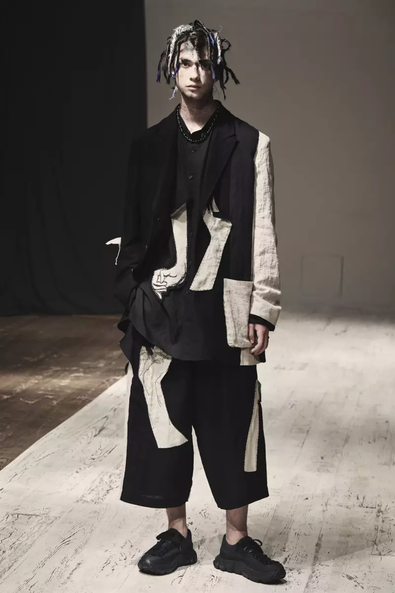 Îmbrăcăminte pentru bărbați Yohji Yamamoto primăvara 2022 Paris 6660_24