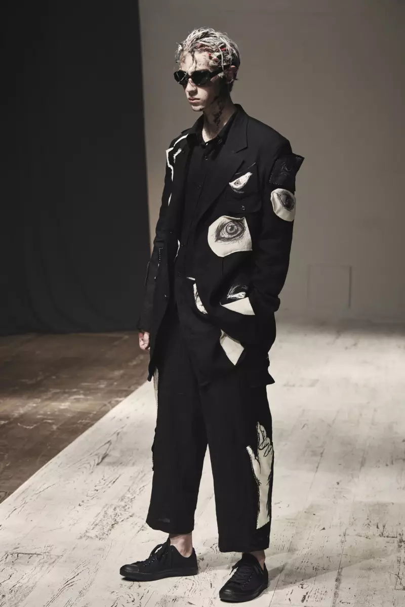 Yohji Yamamoto Menswear kevät 2022 Pariisi 6660_26