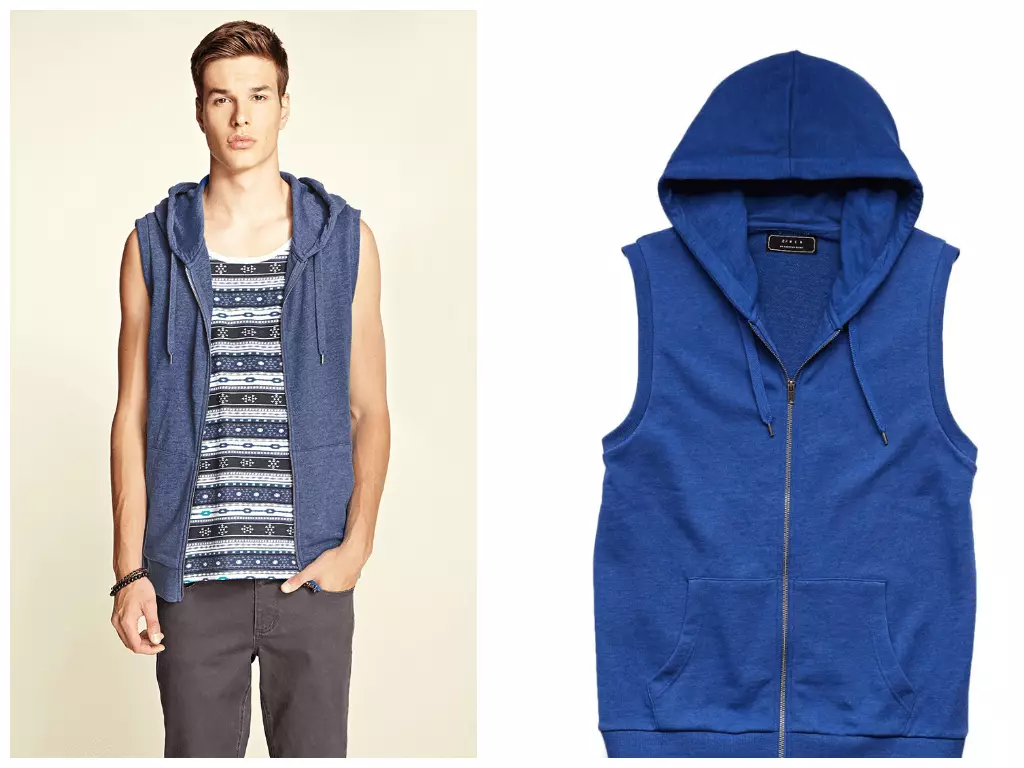 Sleeveless Hoodie.