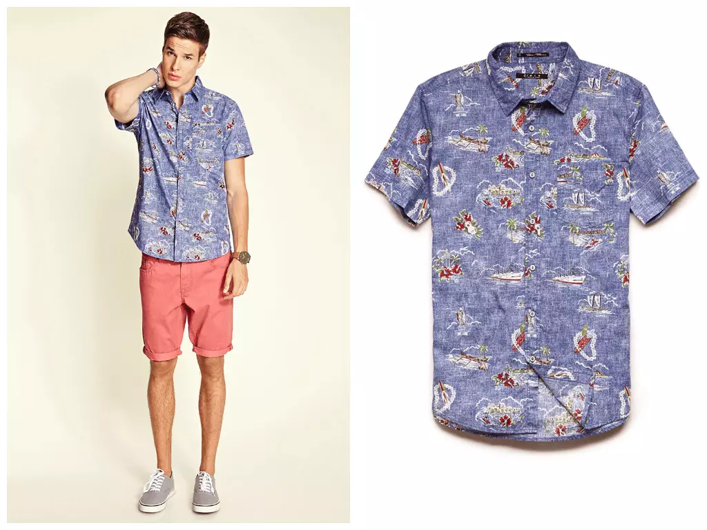 كىلاسسىك Fit Aloha Shirt