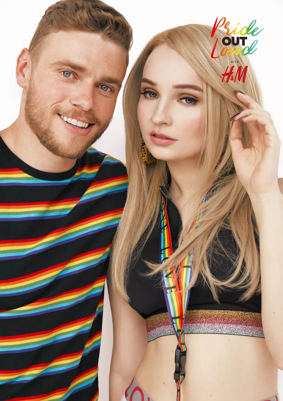 H&M သည် Kim Petras၊ Shaun Ross နှင့် Aja တို့ပါဝင်သည့် First Pride Collection ကို မိတ်ဆက်ခဲ့သည်။