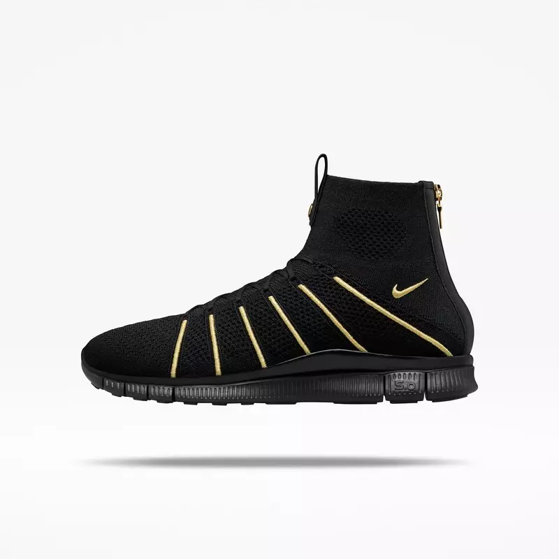 Ndị otu Balmain's Olivier Rousteing ji swoosh yi uwe mgbatị ahụ bụ ihe ọ bụla ma ọ bụghị nkịtị.