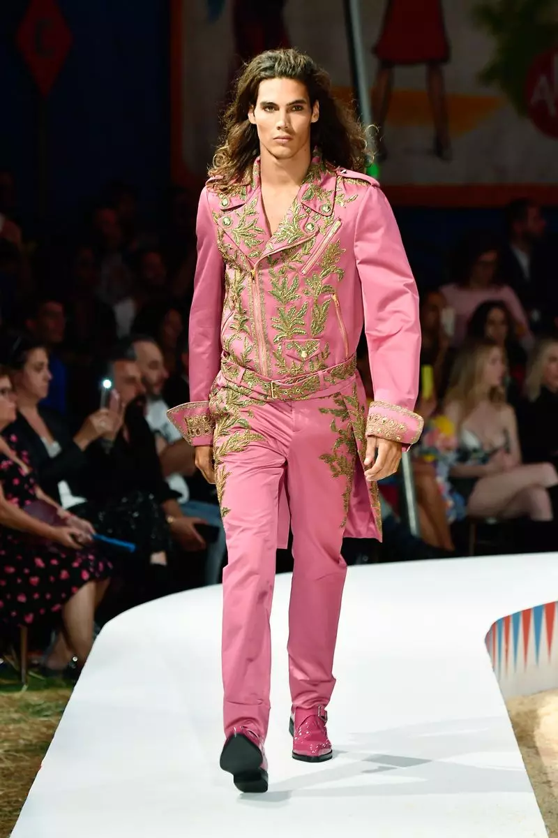 Pánské oblečení Moschino jaro léto 2019 a dámské letovisko Los Angeles39