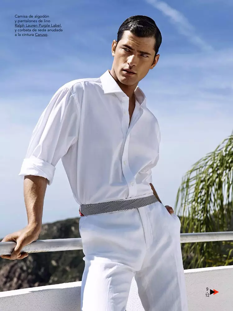 Sean O'Pry wojambulidwa ndi Richard Ramos ndipo adalembedwa ndi Joana de la Fuente, pa Meyi 2015 ya GQ Spain.