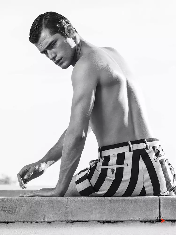 Sean O'Pry gefotografeerd door Richard Ramos en gestyled door Joana de la Fuente, voor het mei 2015 nummer van GQ Spain.