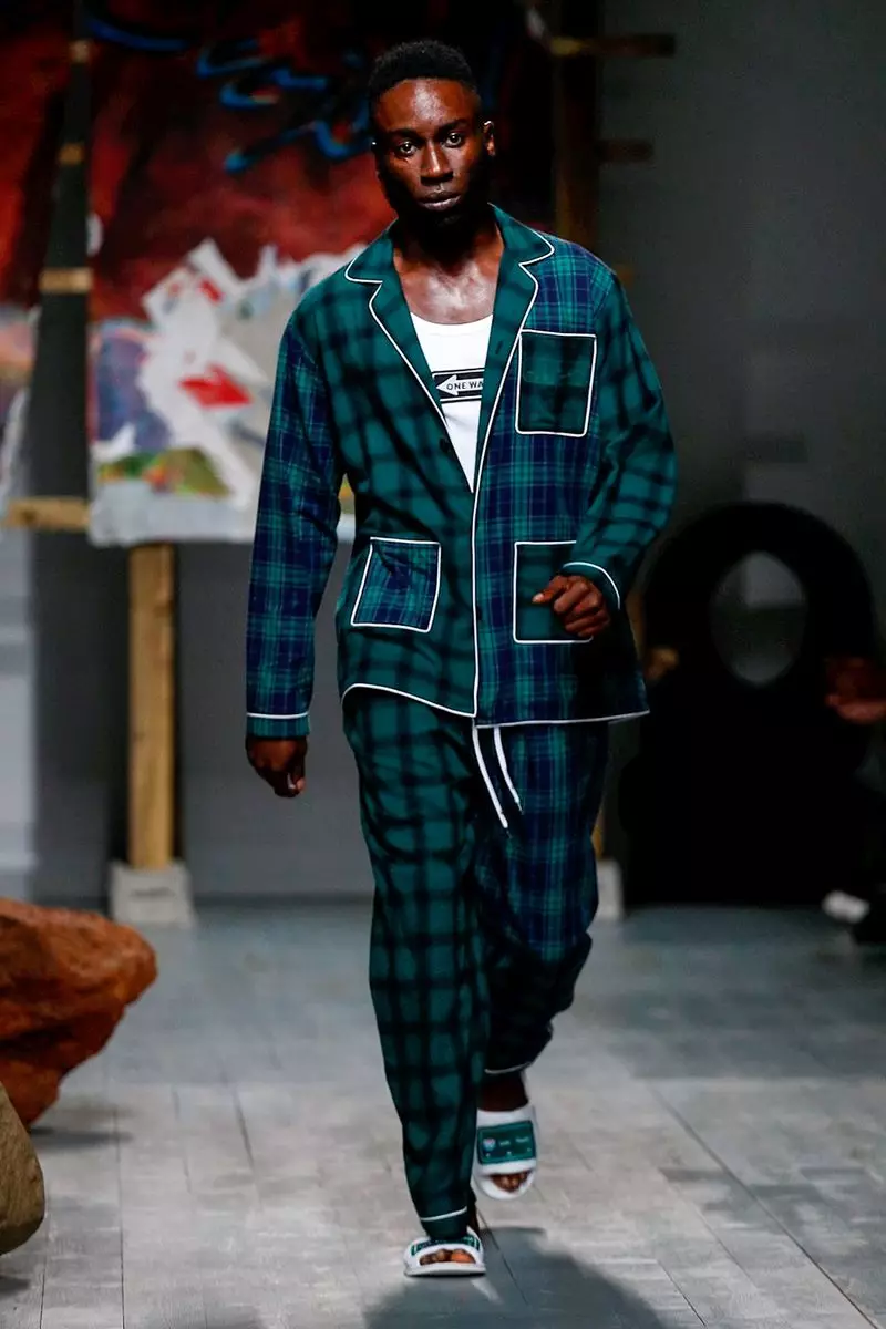 Moda masculina Liam Hodges Primavera Verán 2019 Londres12