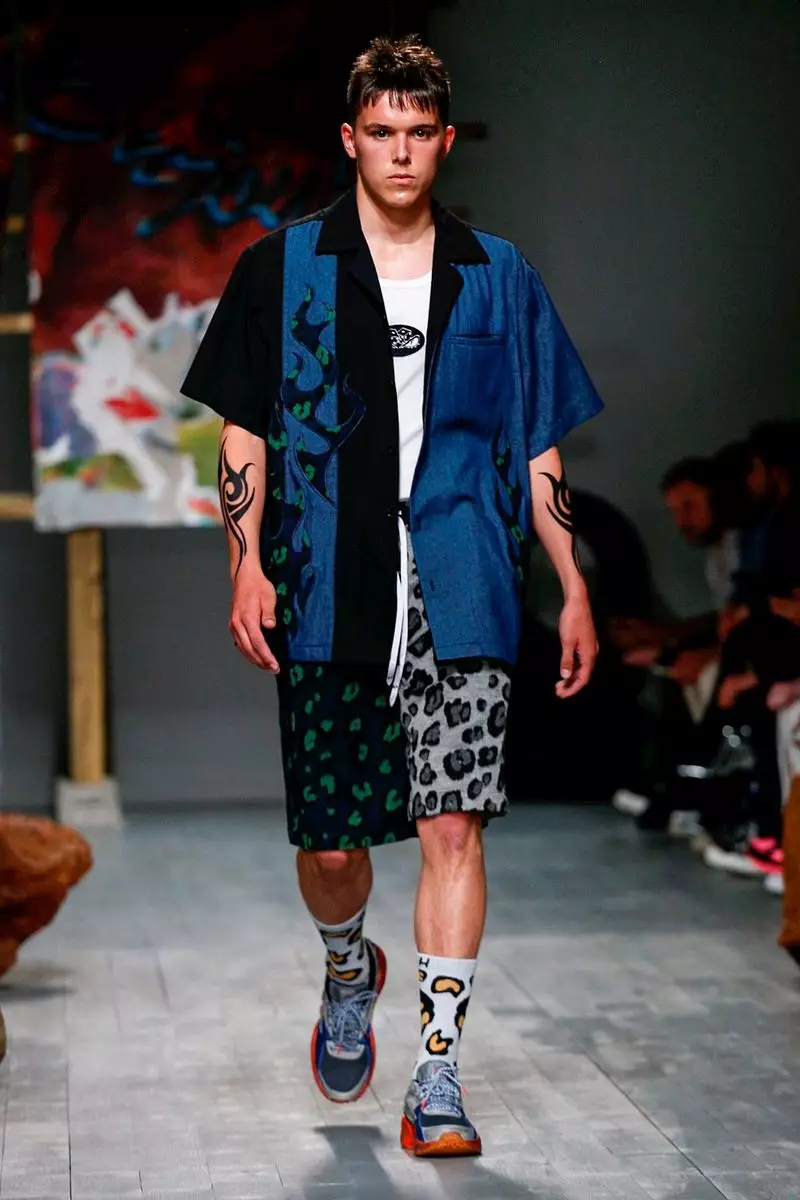 Moda masculina Liam Hodges Primavera Verán 2019 Londres6