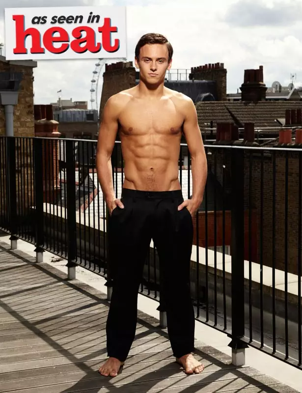 Osvajač olimpijske medalje iz Londona 2012. Tom Daley za Heat Magazine 739_14