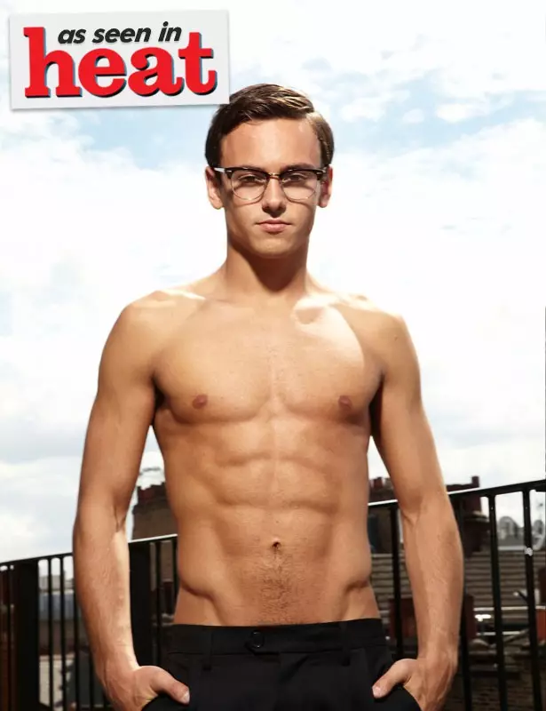 2012 meday olenpik Lond Tom Daley pou Heat Magazine 739_4