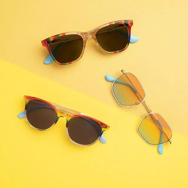 UNITY Rainbow Stripe Men Sunglases by TOM's