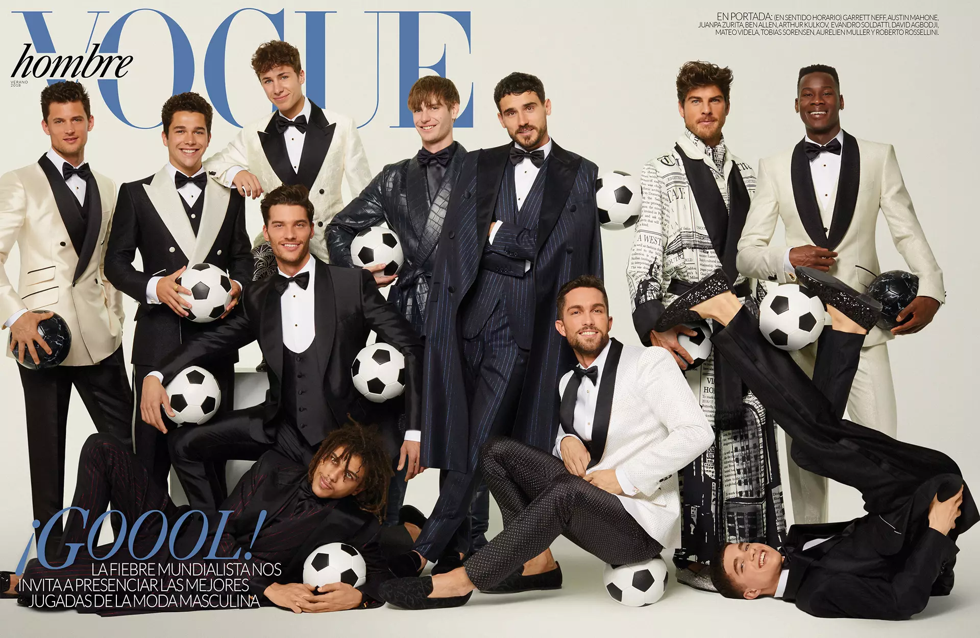 המשחק מתחיל 2018 FIFA Wold Cup להיטים ב- Vogue Hombre S/S 2018