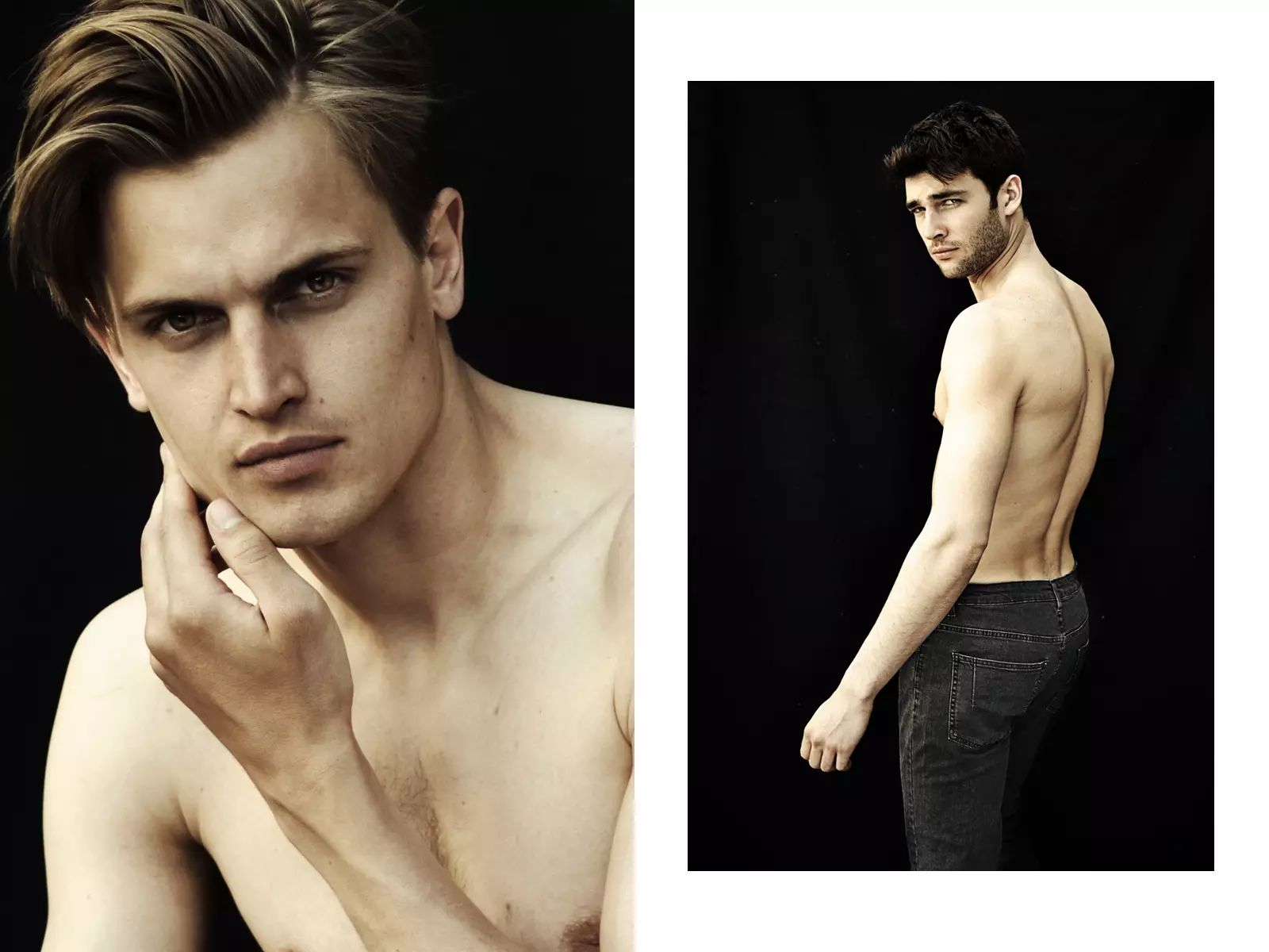 Într-o exclusivitate pentru Fashionably Male, îi avem pe noii veniți uimitori Ryley Lanteigne și Nick Lagerburg la New York Models, Divan Schapira și Briar Montana la Click Models, Spencer Burhoe la RE:Quest Models și Christian Plauche care prezintă totul pentru obiectivul Deon Jackson