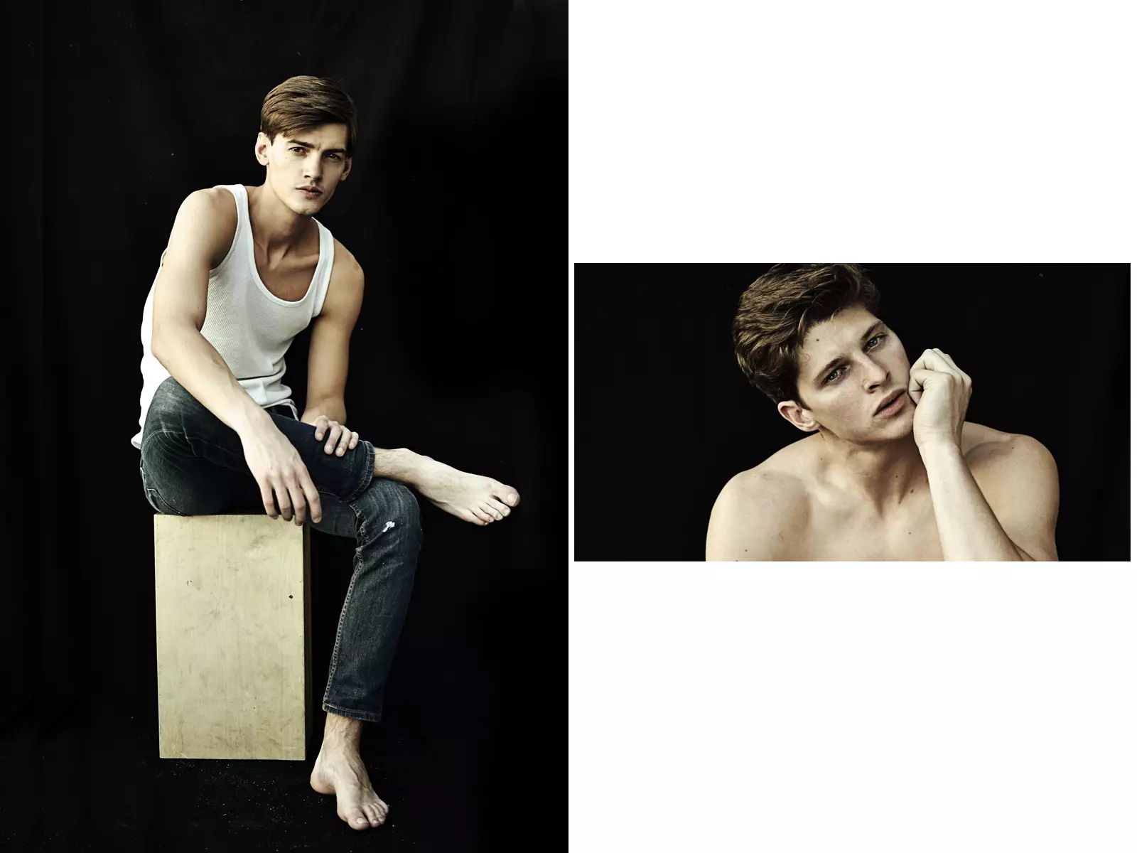 Într-o exclusivitate pentru Fashionably Male, îi avem pe noii veniți uimitori Ryley Lanteigne și Nick Lagerburg la New York Models, Divan Schapira și Briar Montana la Click Models, Spencer Burhoe la RE:Quest Models și Christian Plauche care prezintă totul pentru obiectivul Deon Jackson