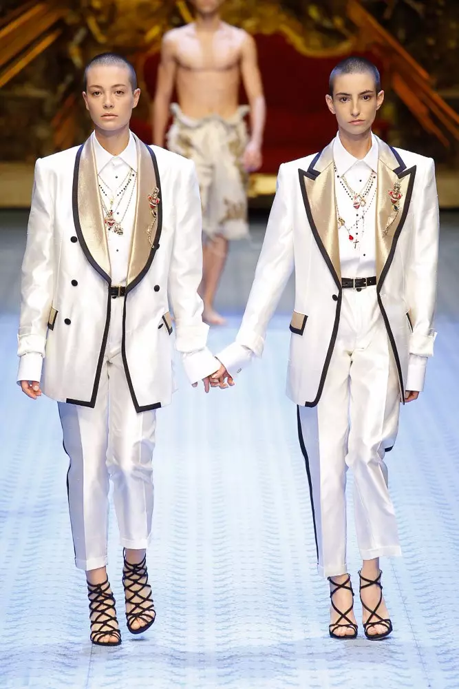 Lehlabula la Selemo la Dolce & Gabbana la 2019 Milan118