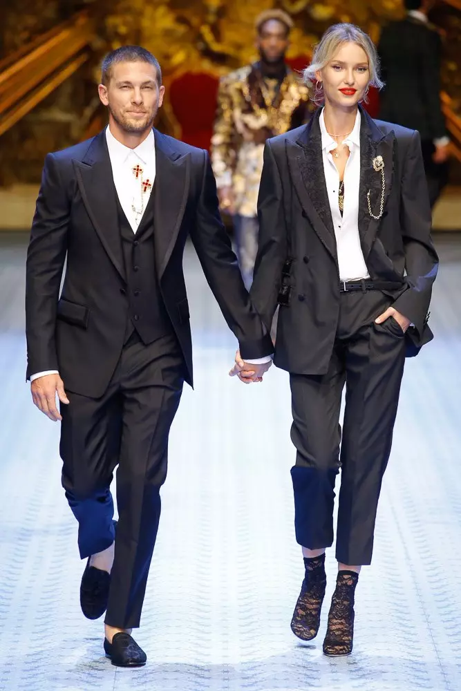 Lehlabula la Selemo la Dolce & Gabbana la 2019 Milan12