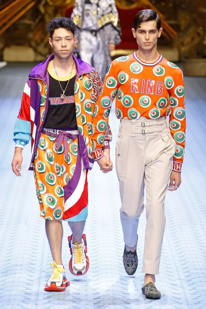 Lehlabula la Selemo la Dolce & Gabbana la 2019 Milan73