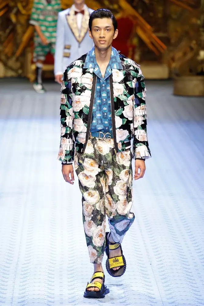 Lehlabula la Selemo la Dolce & Gabbana la 2019 Milan84