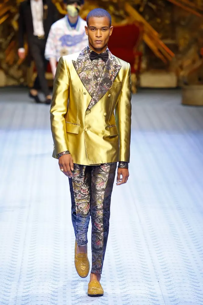 Lehlabula la Selemo la Dolce & Gabbana la 2019 Milan89