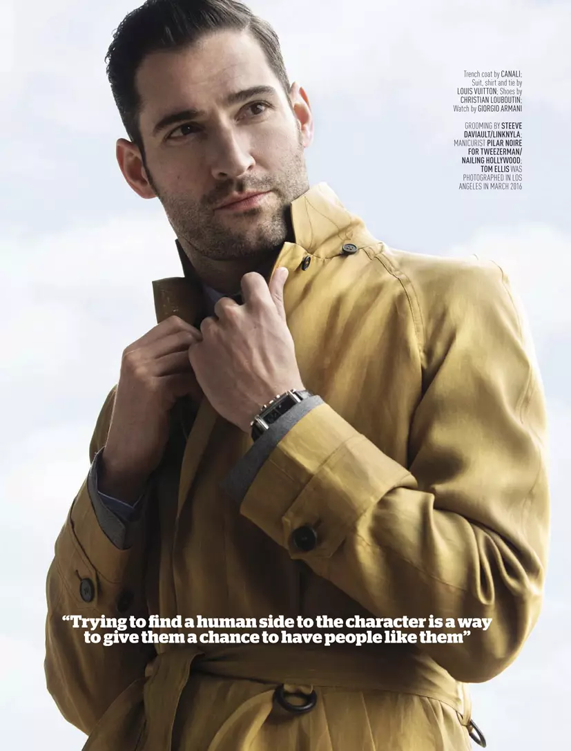 Ang aktor nga natawo sa Wales nga nailhan sa Lucifer (2015), si Tom Ellis moabut sa bag-ong editoryal nga giulohan og 'Nature of An Englishman' nga gikuhaan og litrato ni Karl Simone para sa August Man Malaysia. Gi-istilo ni Bruno Lima Creative Director Melvin Chan.