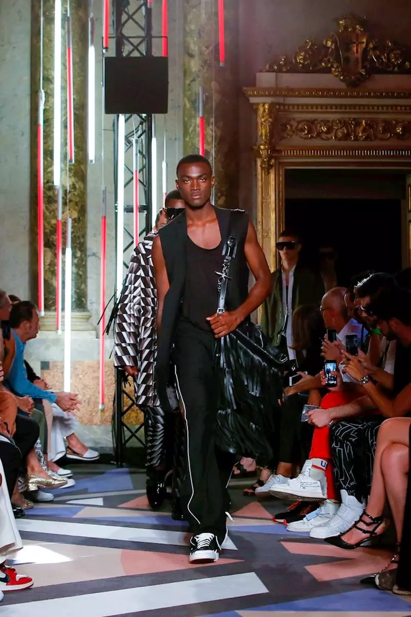 Les Hommes Menswear Gwanwyn Haf 2019 Milan33