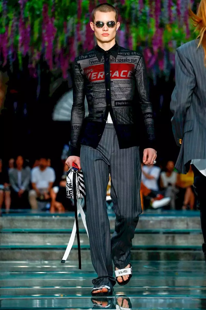 Versace Menswear kevätkesä 2019 Milano1