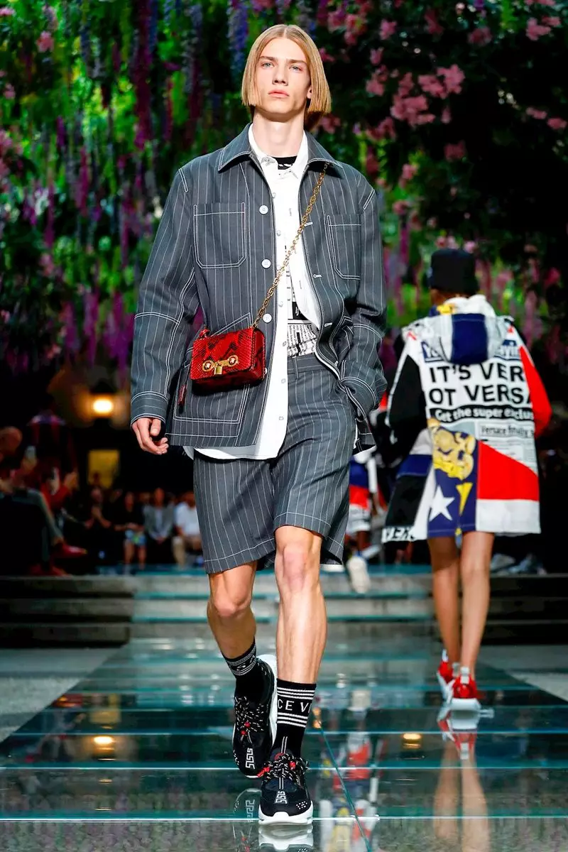 Versace erkaklar kiyimi bahor-yoz 2019 Milan11