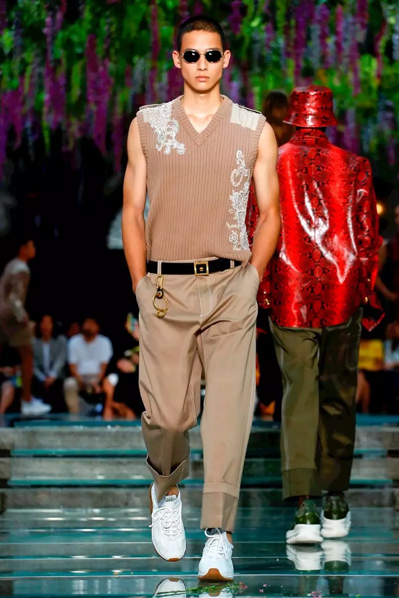 Versace Menswear د پسرلي دوبي 2019 Milan17