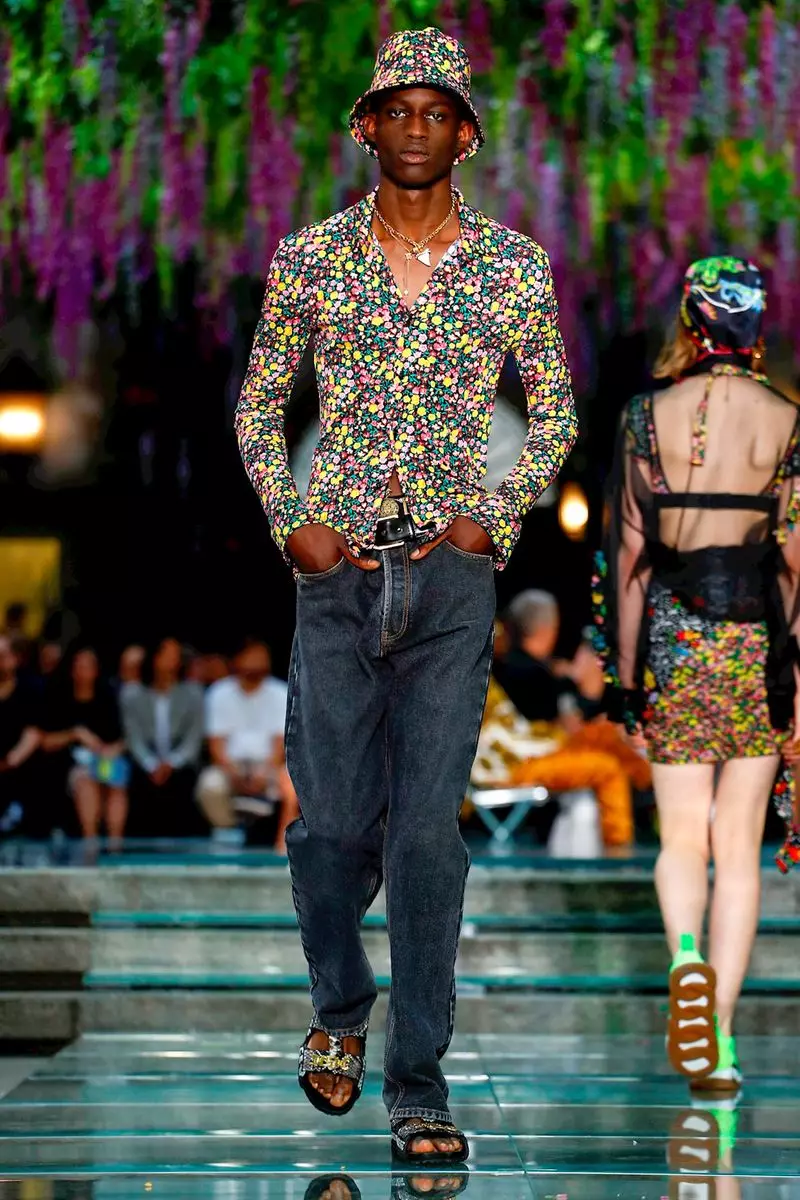 Versace Menswear د پسرلي دوبي 2019 میلان 34