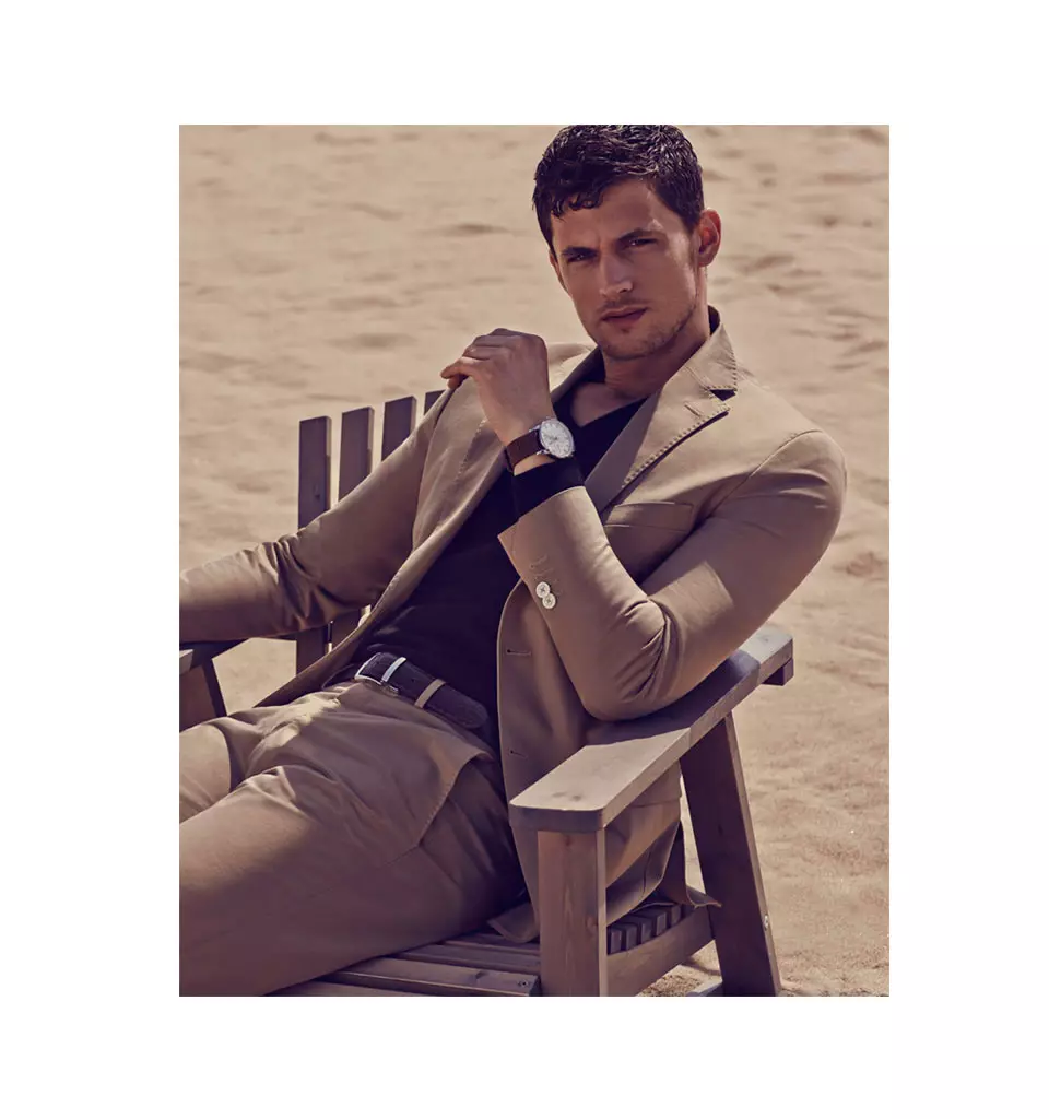 Mitundu yapamwamba Garrett Neff ndi Benjamin Eidem akutsogolera Massimo Dutti Men May 2015 Lookbook.