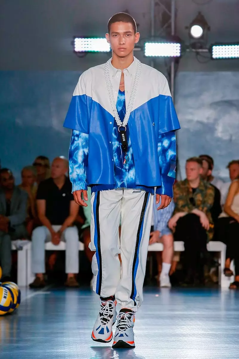 MSGM Menswear ฤดูใบไม้ผลิฤดูร้อน 2019 Milan2