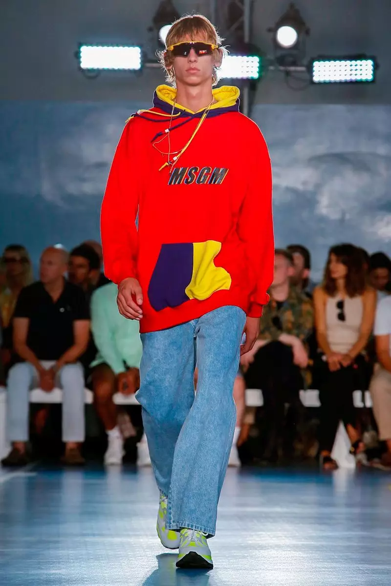 MSGM Herrenmode Frühjahr Sommer 2019 Mailand27