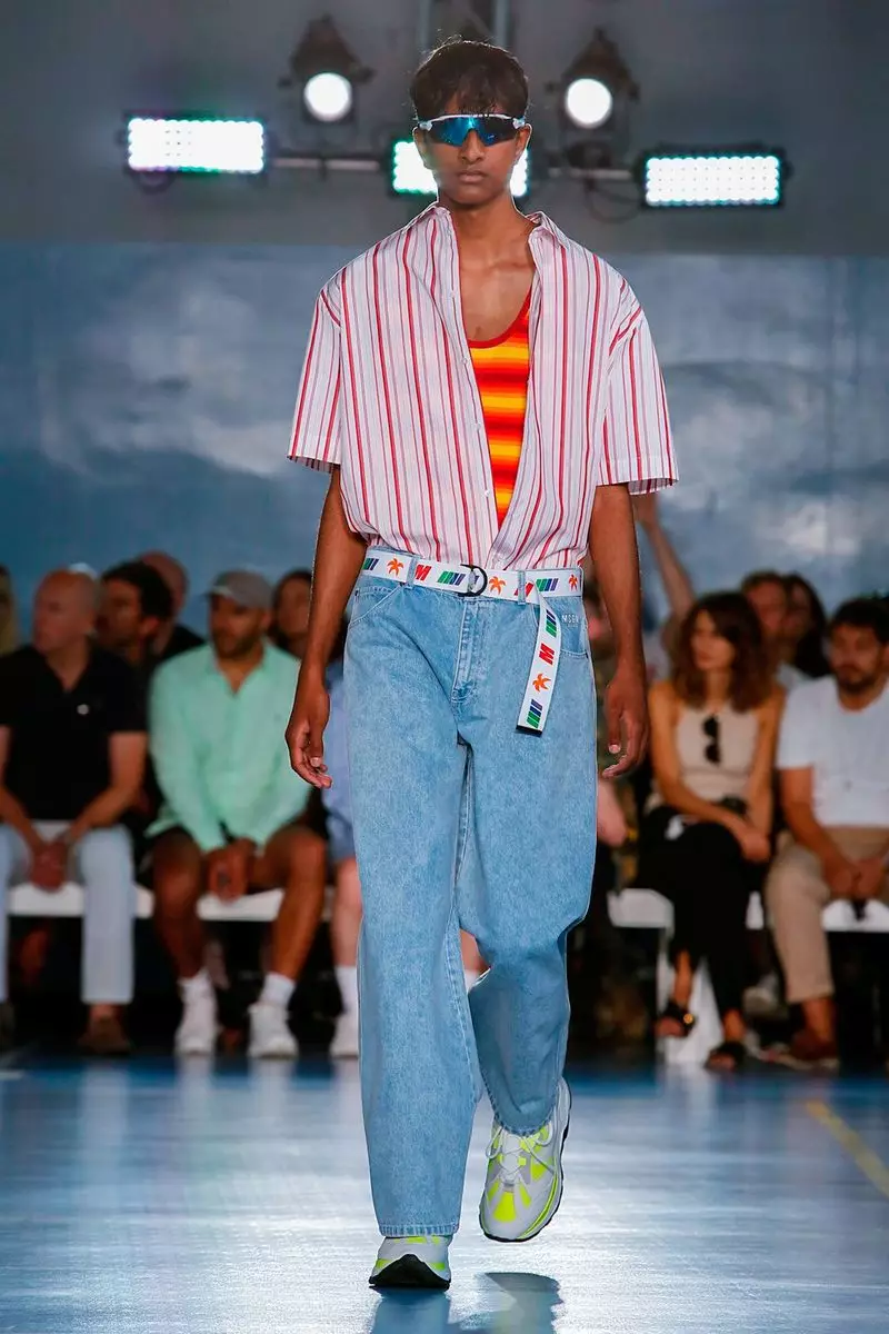 MSGM Herrenmode Frühjahr Sommer 2019 Milan32