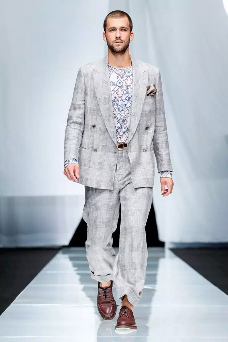 Giorgio Armani Erkek Giyim İlkbahar Yaz 2019 Milan11