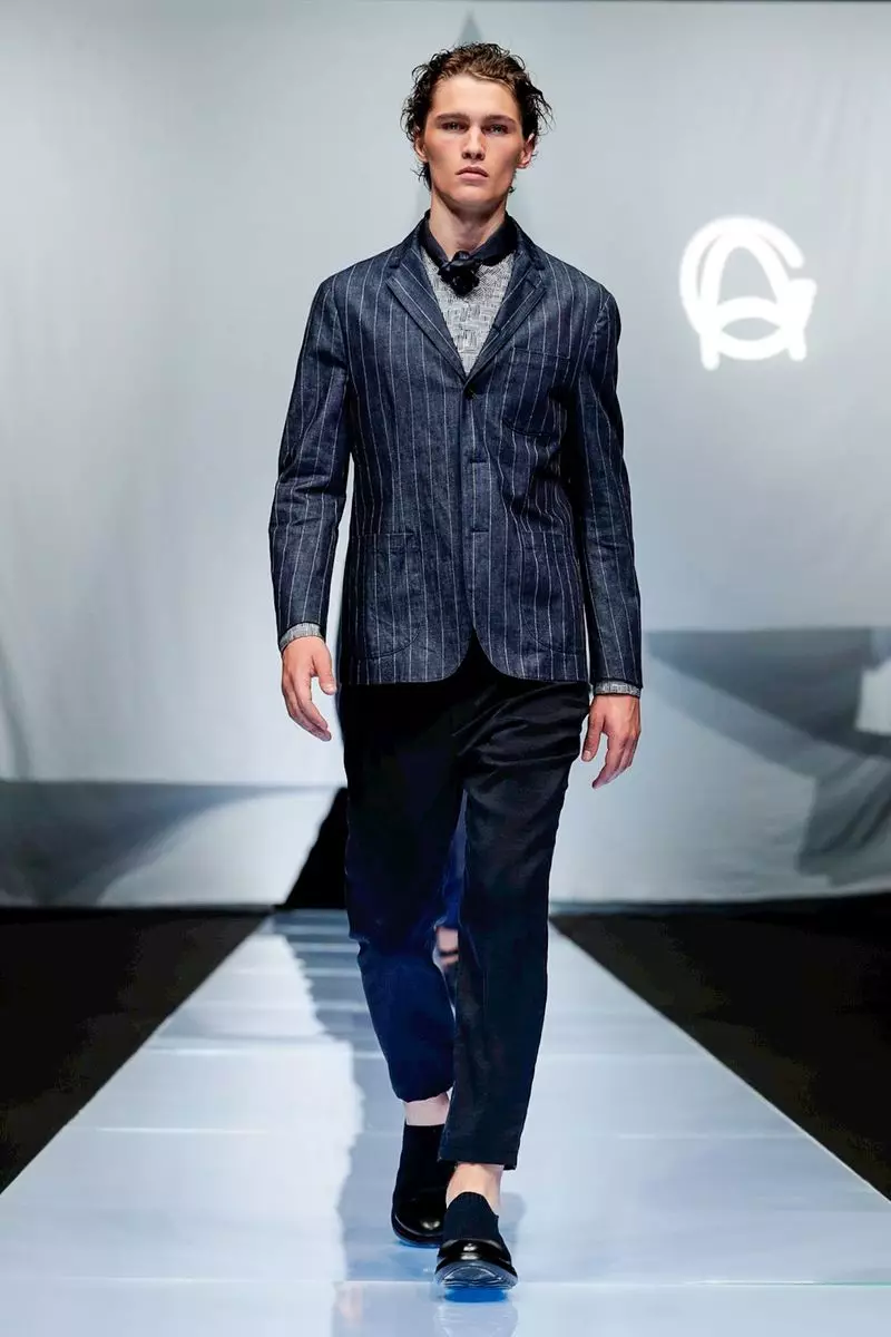 Giorgio Armani Erkek Giyim İlkbahar Yaz 2019 Milan13