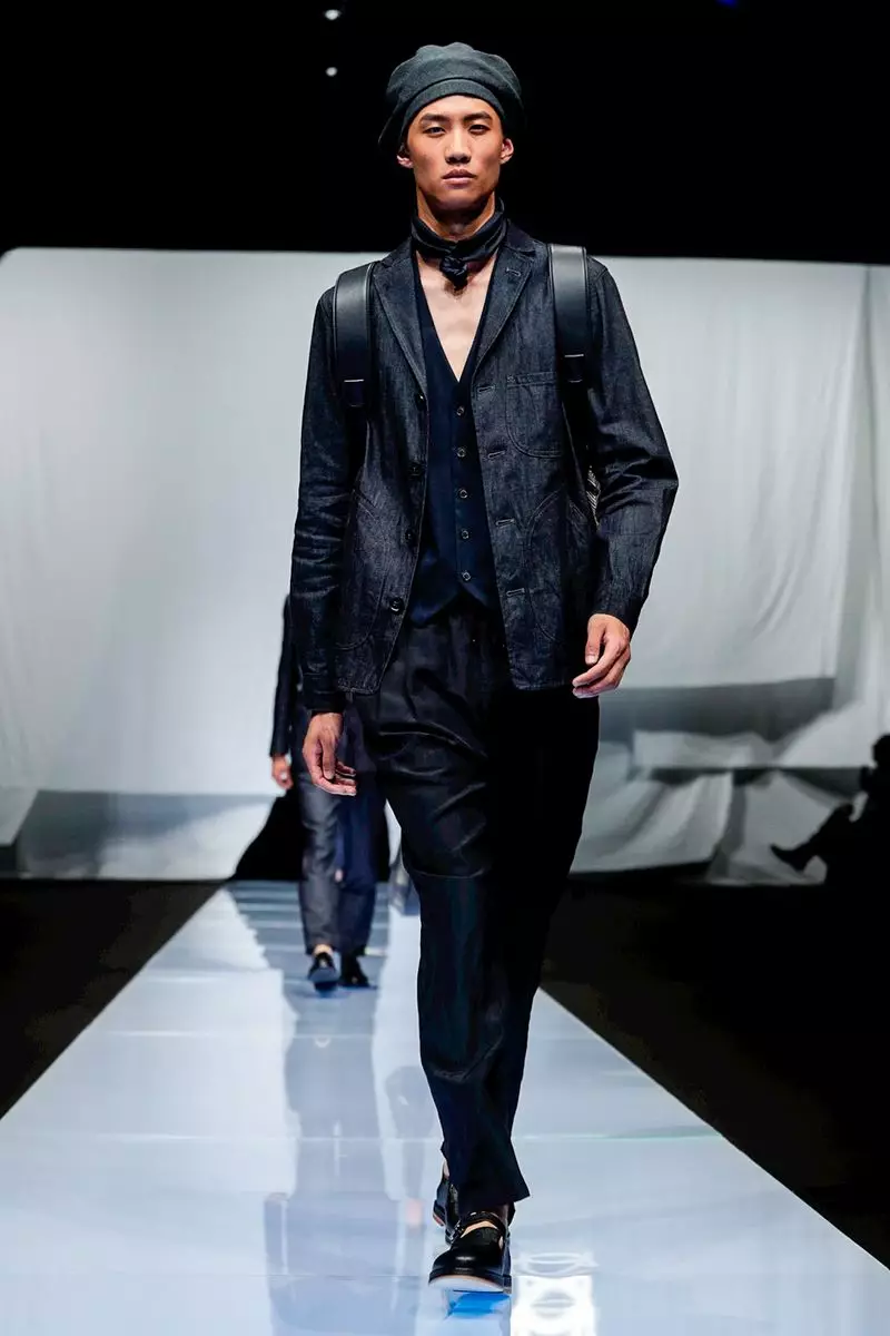 Giorgio Armani Erkek Giyim İlkbahar Yaz 2019 Milan16