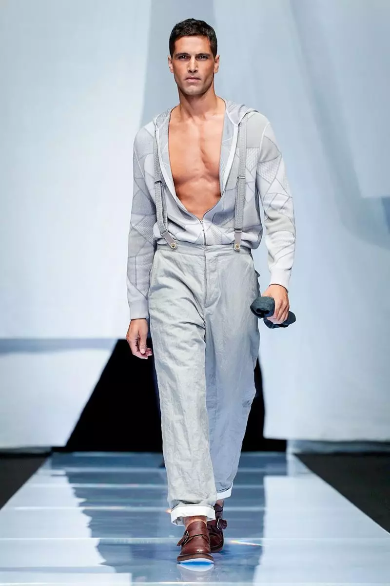 Giorgio Armani vīriešu apģērbi, pavasara vasara 2019, Milāna26