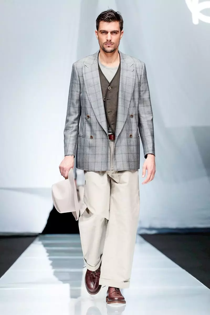 Giorgio Armani Menswear Earrach Samhradh 2019 Milan3