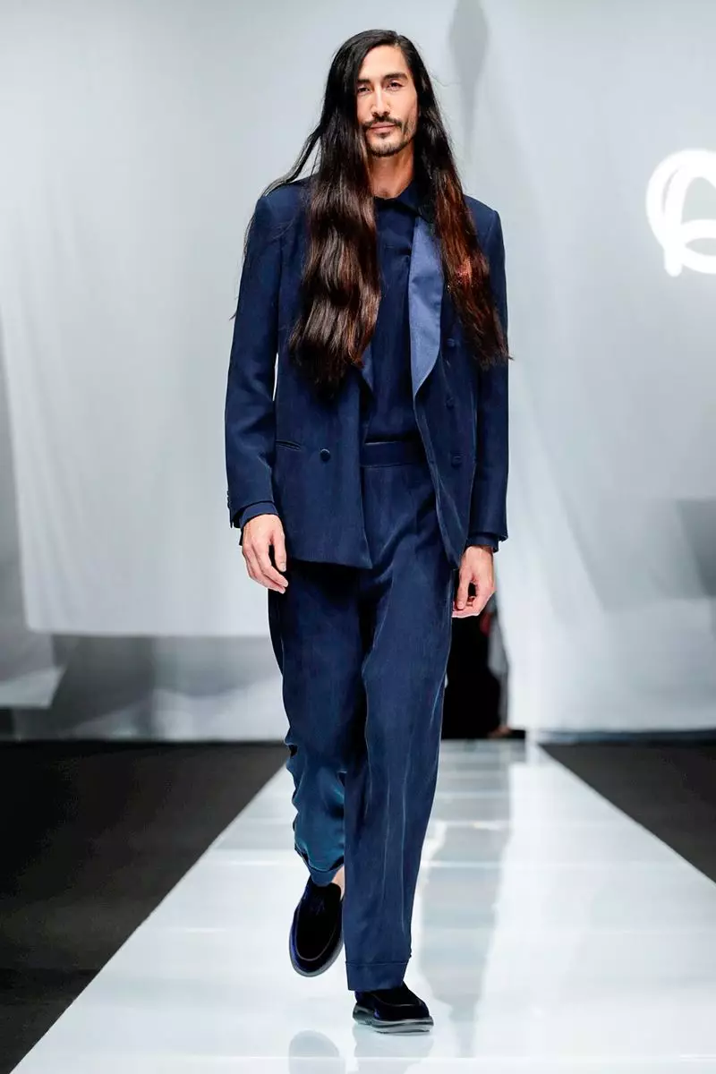 Akanjo lehilahy Giorgio Armani lohataona fahavaratra 2019 Milan35