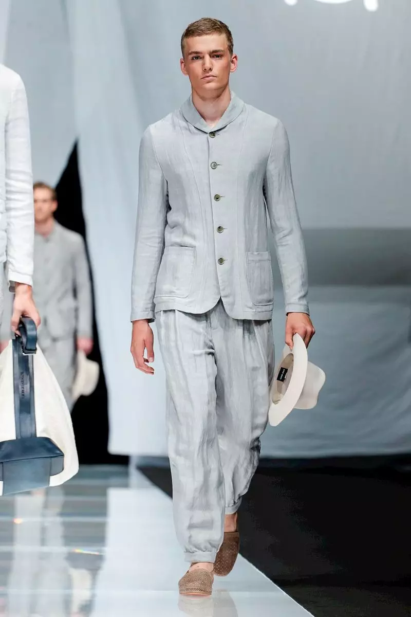 Giorgio Armani Menswear ฤดูใบไม้ผลิฤดูร้อน 2019 มิลาน37