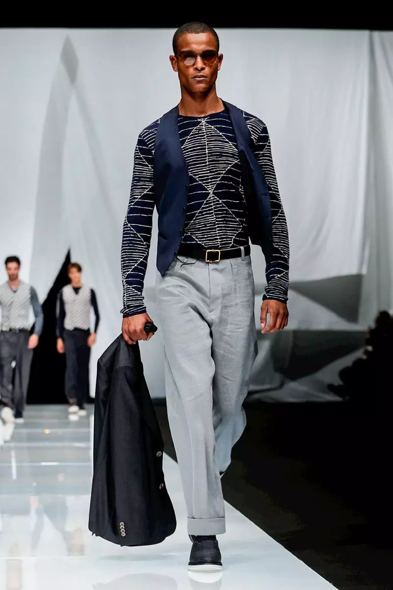 Giorgio Armani Dharka ragga ee guga xagaaga 2019 Milan41