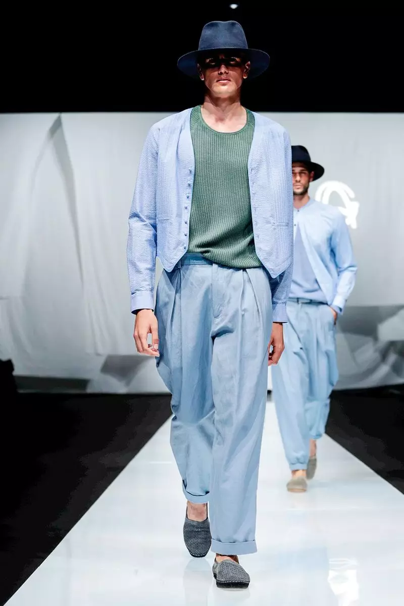 Giorgio Armani Dharka ragga ee guga xagaaga 2019 Milan56