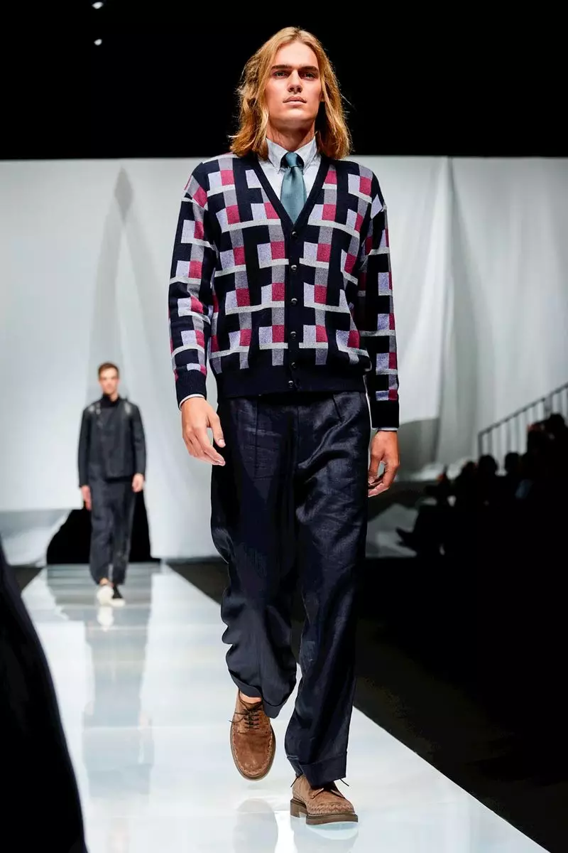 Giorgio Armani Gizonezkoen Arropa 2019ko Udaberria Milan62