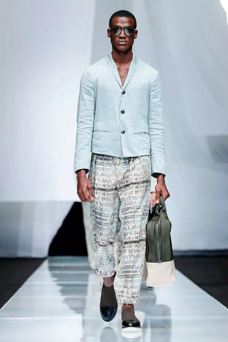 Giorgio Armani Menswear ବସନ୍ତ ଗ୍ରୀଷ୍ମ 2019 Milan74 |