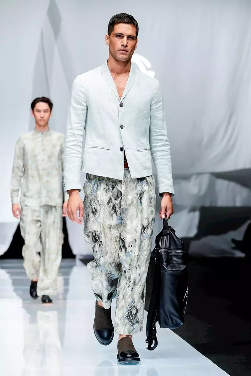 Giorgio Armani Menswear ฤดูใบไม้ผลิฤดูร้อน 2019 Milan76