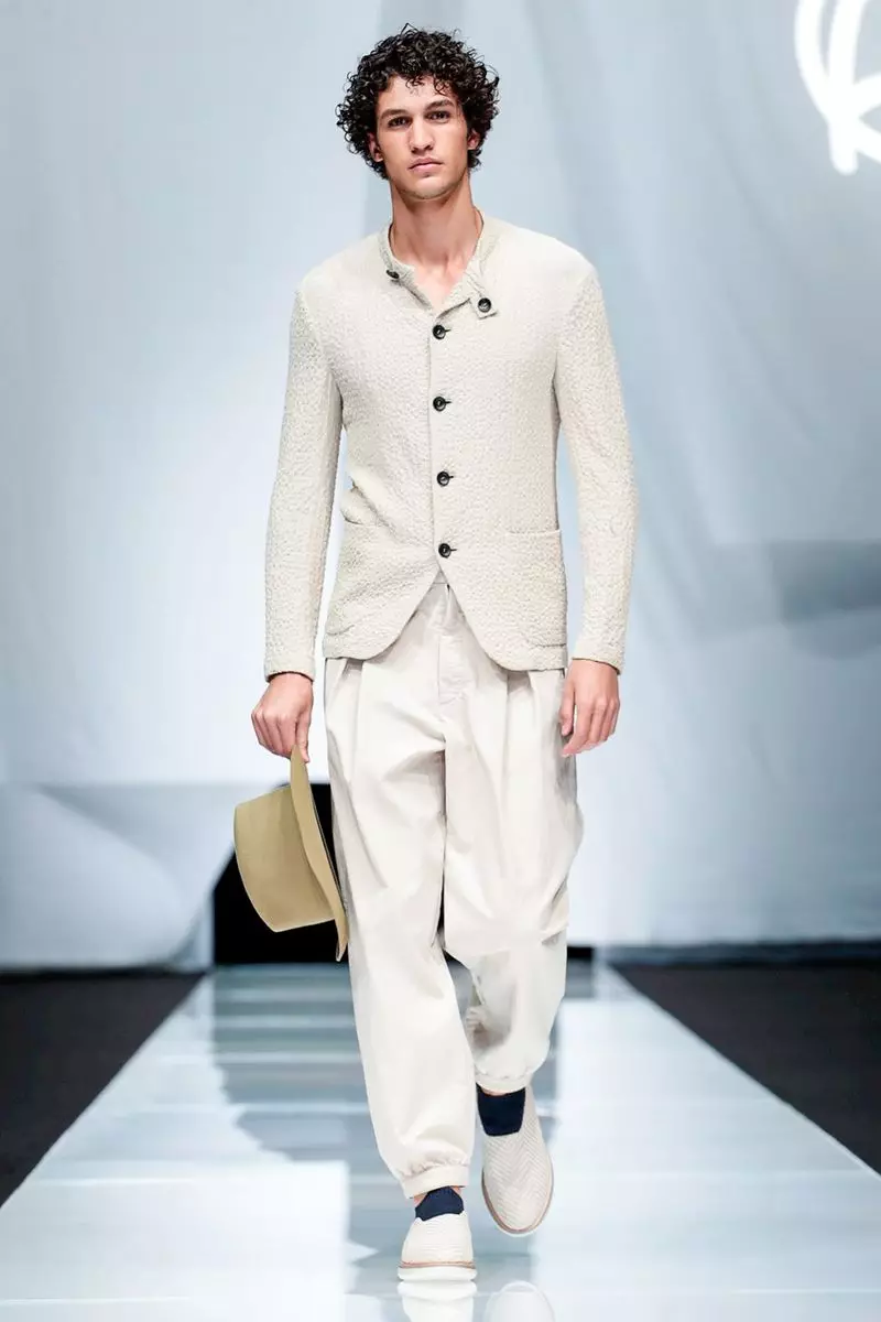 Giorgio Armani Menswear ฤดูใบไม้ผลิฤดูร้อน 2019 Milan8