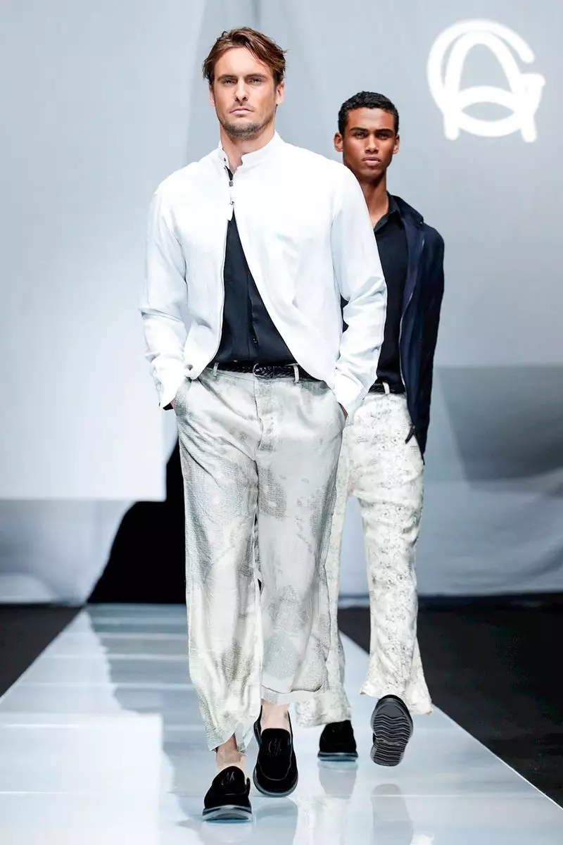 Giorgio Armani Männer Kleeder Fréijoer Summer 2019 Mailand81