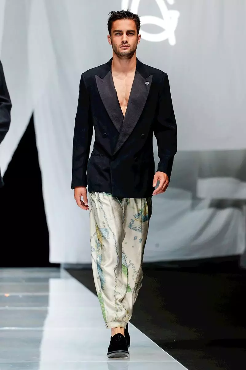 Giorgio Armani Menswear ฤดูใบไม้ผลิฤดูร้อน 2019 Milan84