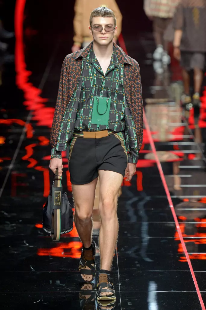 Fendi Men's Spring ឆ្នាំ 2019